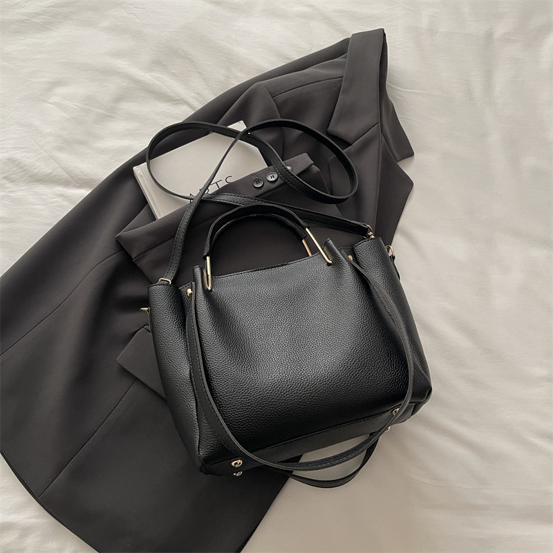 Retro Beutel Schultertasche Für Damen Herbst Einfache Umhängetasche_voghion.com