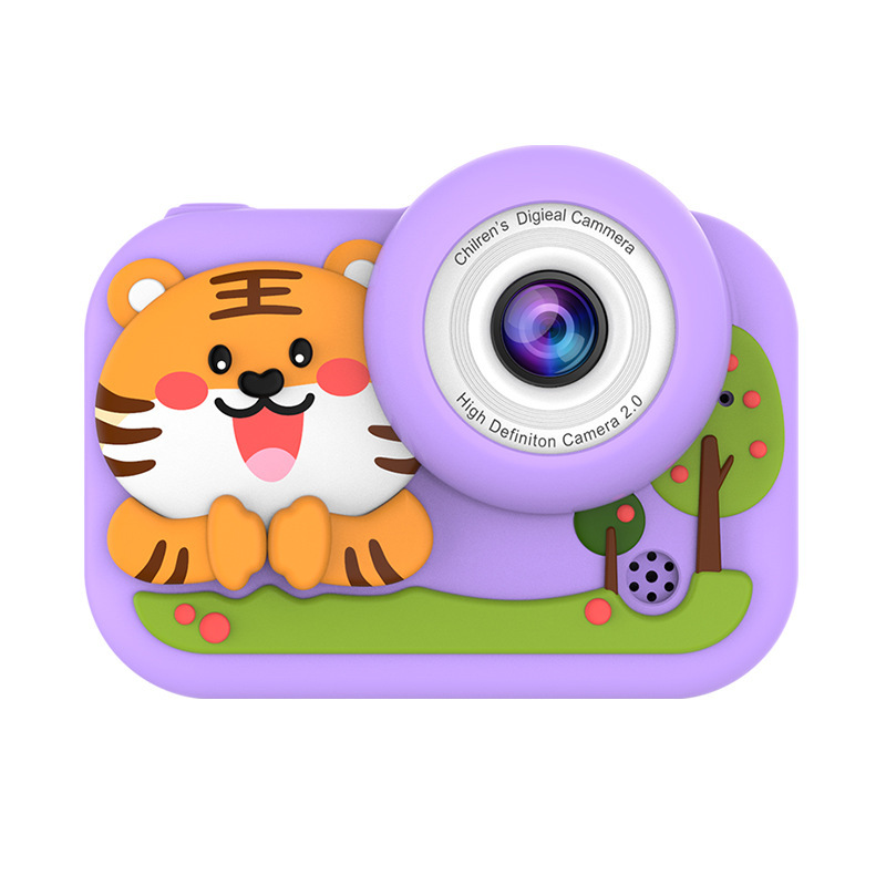 Nuevas cámaras infantiles transfronterizas pueden tomar fotos y grabar videos de silicona de alta definición cámara digital regalos de cumpleaños y navidad