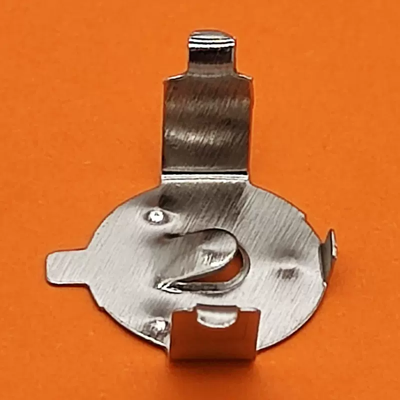 AG13纽扣电池弹片 LR44弯脚插件电池扣电池座电池片