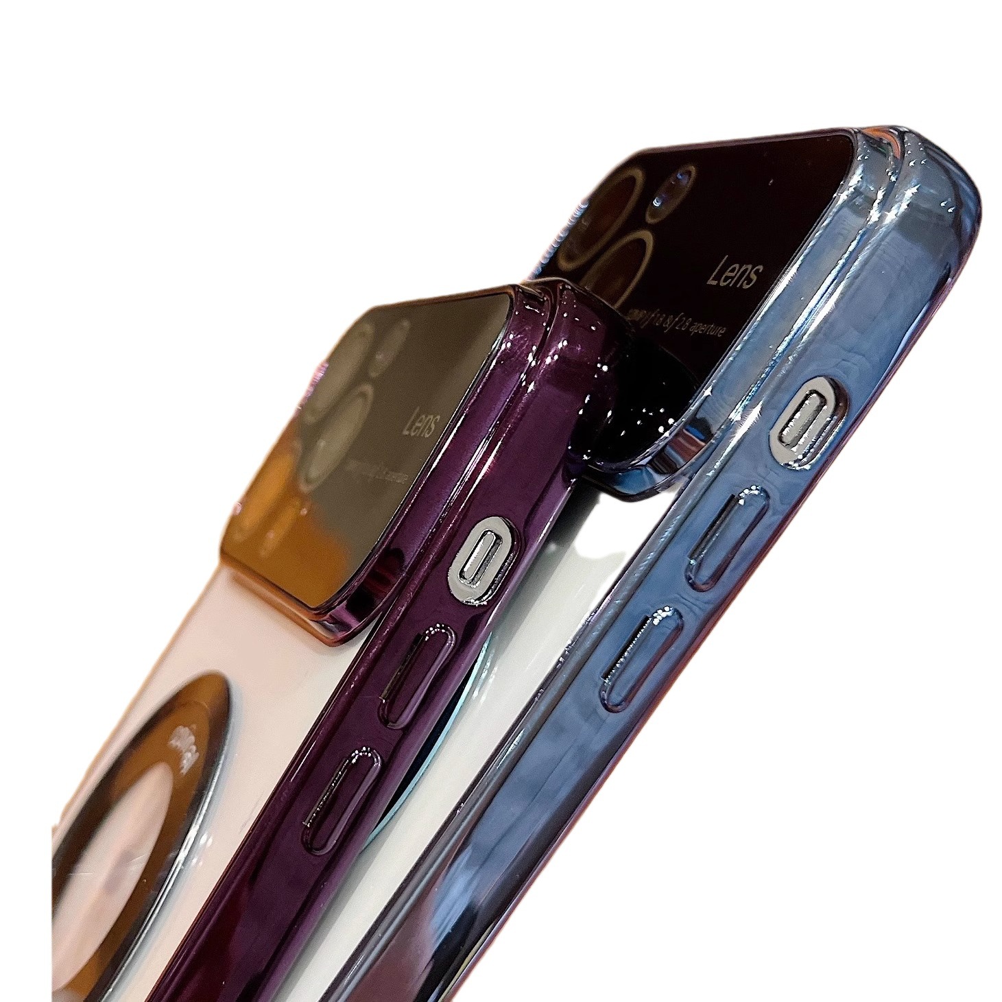 Electroplated Phone Case With Lens Protector For Iphone Series_voghion.com
