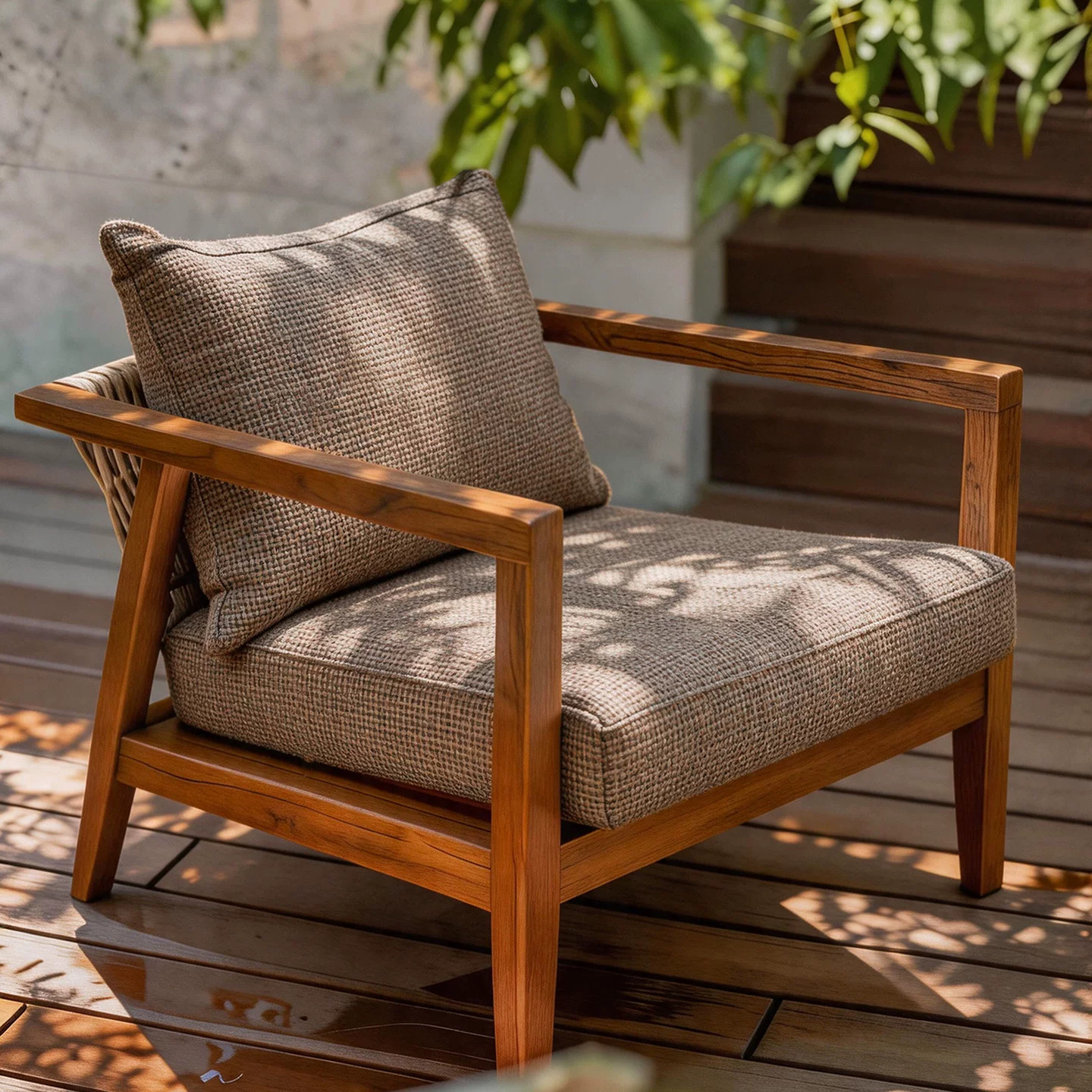 Almohada al aire libre de color khaki