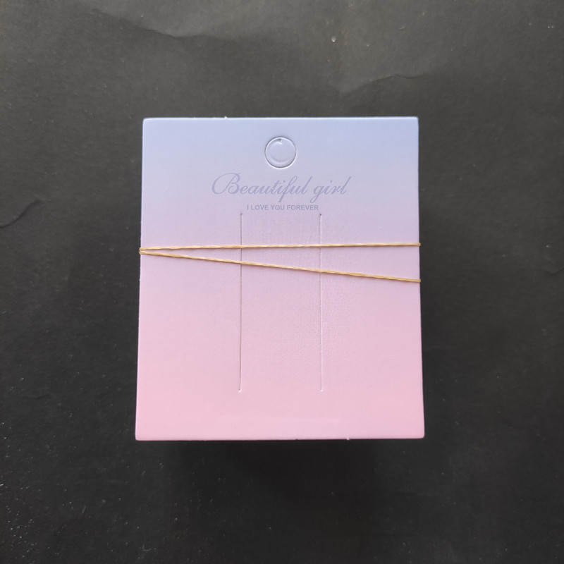 100 hojas de un paquete de tarjetas de horquilla, tarjetas de clip largas y cortas de estilo coreano, tarjetas de papel de cartón con clip para puestos callejeros