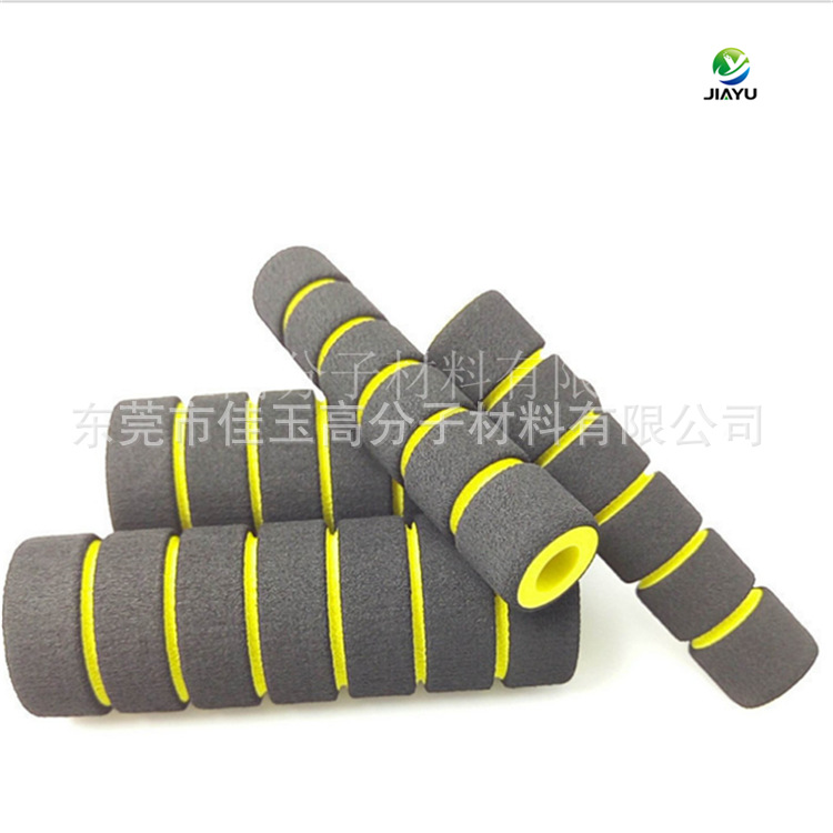 供应NBR橡胶发泡管 丁晴橡胶防护管套EVA发泡管 彩色橡塑手把套