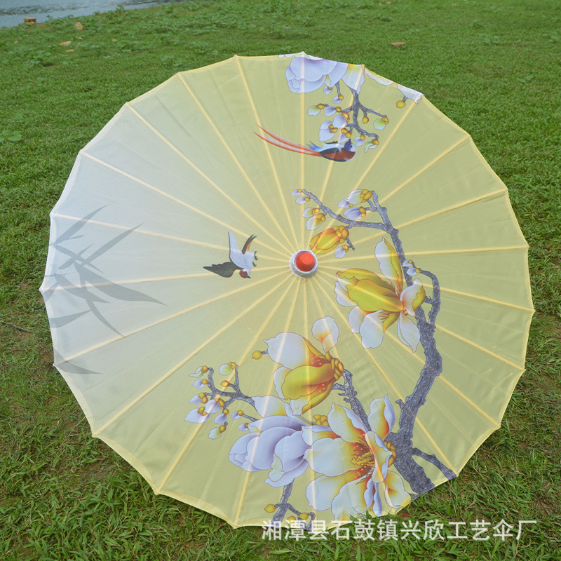 Paraguas de papel engrasado impermeable paraguas artesanal para niños paraguas decorativo antiguo accesorios de fotografía al aire libre impresión paraguas de baile al por mayor