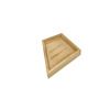 Manufacturer supply wooden cake plate Pizza plate fruit tray restaurant household polygon irregular dining plate wholesale