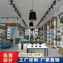 定做品牌鞋子展柜木质鞋子展示柜烤漆鞋类陈列柜包包店铺货柜