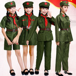 芳华同款65老式军装红军演出服六五式红卫兵舞蹈表演服装衣服套装