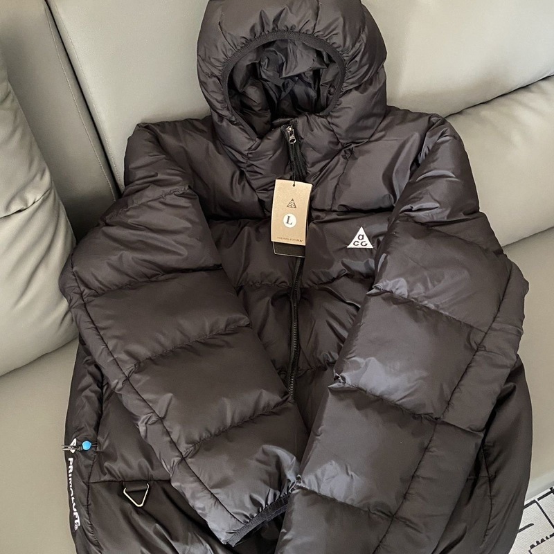 新款ACG冬季棉服外套防风防水加厚刺绣保暖面包棉衣宽松男女连帽|undefined