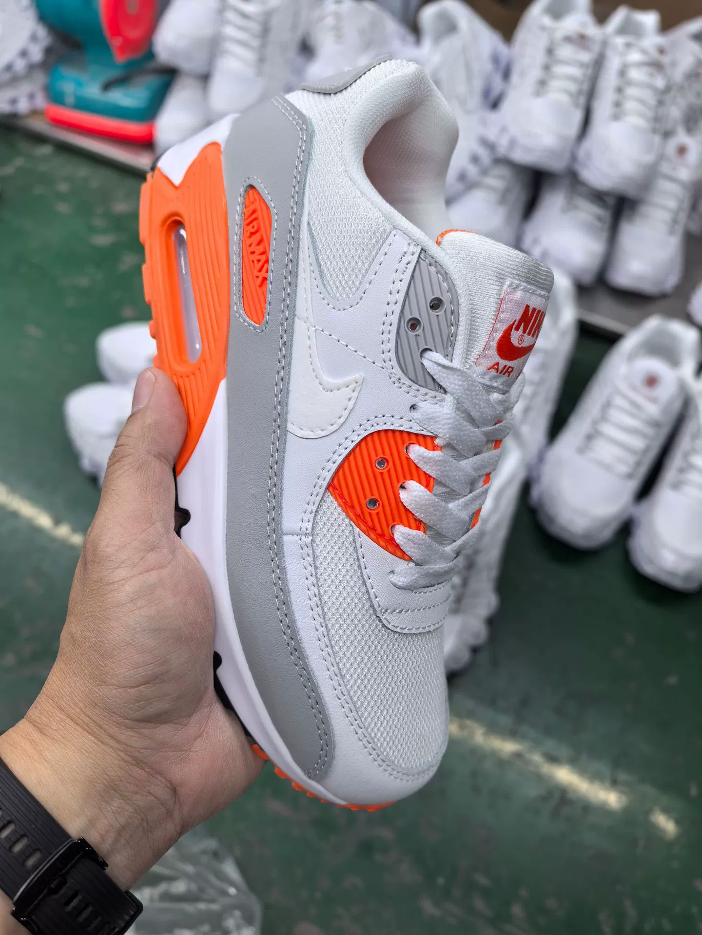 Кросс-граничная внешнеторговая Путянь обувь Air Max90 воздушная подушка сетчатые повседневные спортивные кроссовки европейский стиль высокий уровень спортивной обуви