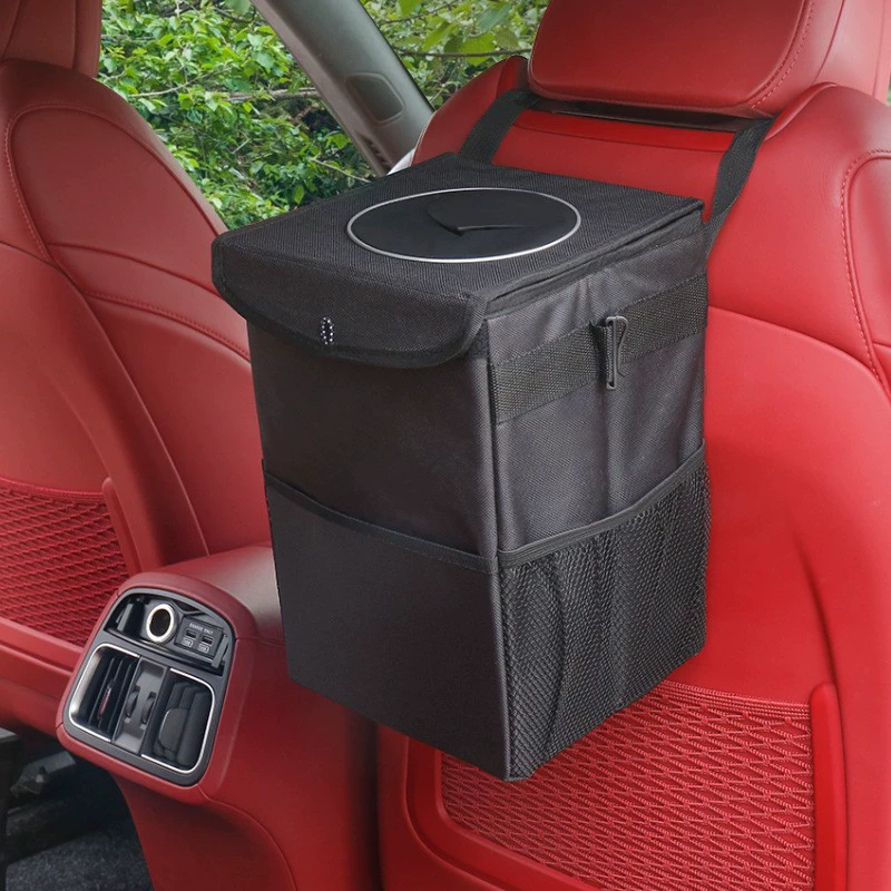 Автомобильный мусорный бак Автомобильные принадлежности Peel Sundries Креативная сумка для хранения спинки стула Многофункциональный складной ящик для хранения