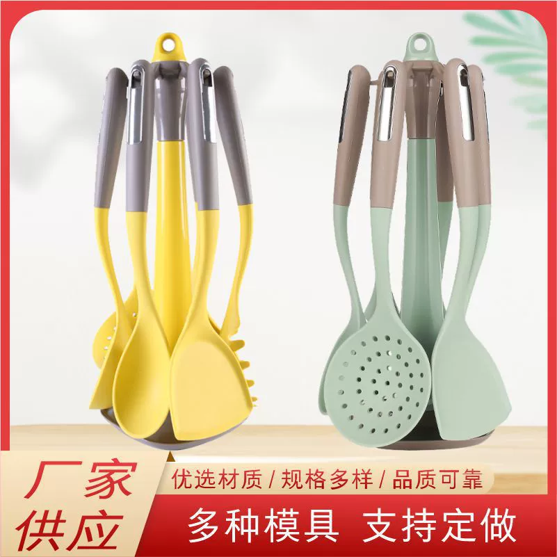 Производители непосредственно поставляют силиконовый шпатель ложка дуршлаг для домашнего использования