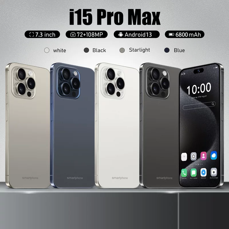 Умные часы, мобильный телефон, кросс-граничная торговля, Intel Core i15, 15 Pro Max, 4G, Android