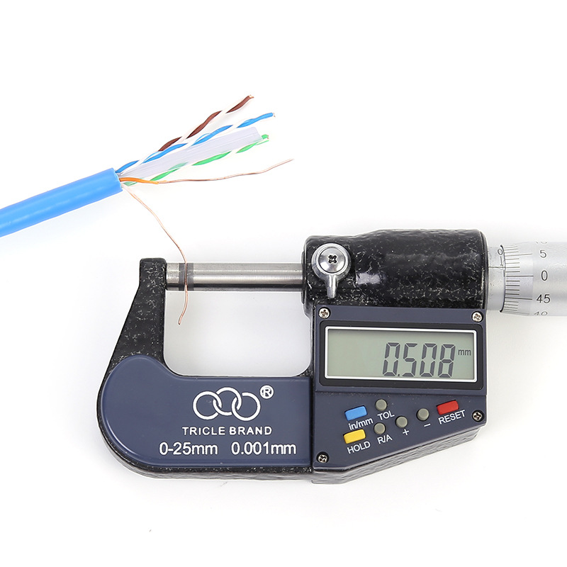 Cable de red de Categoría 6 De fábrica Cable de red interior sin blindaje Cable de red de Categoría 6 CAT6 Cable de red de par trenzado