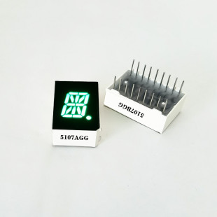 0.5 inch 1 bit super bright green/pure green rice digital tube KYX-5107AGG 5107BGG 5107apg