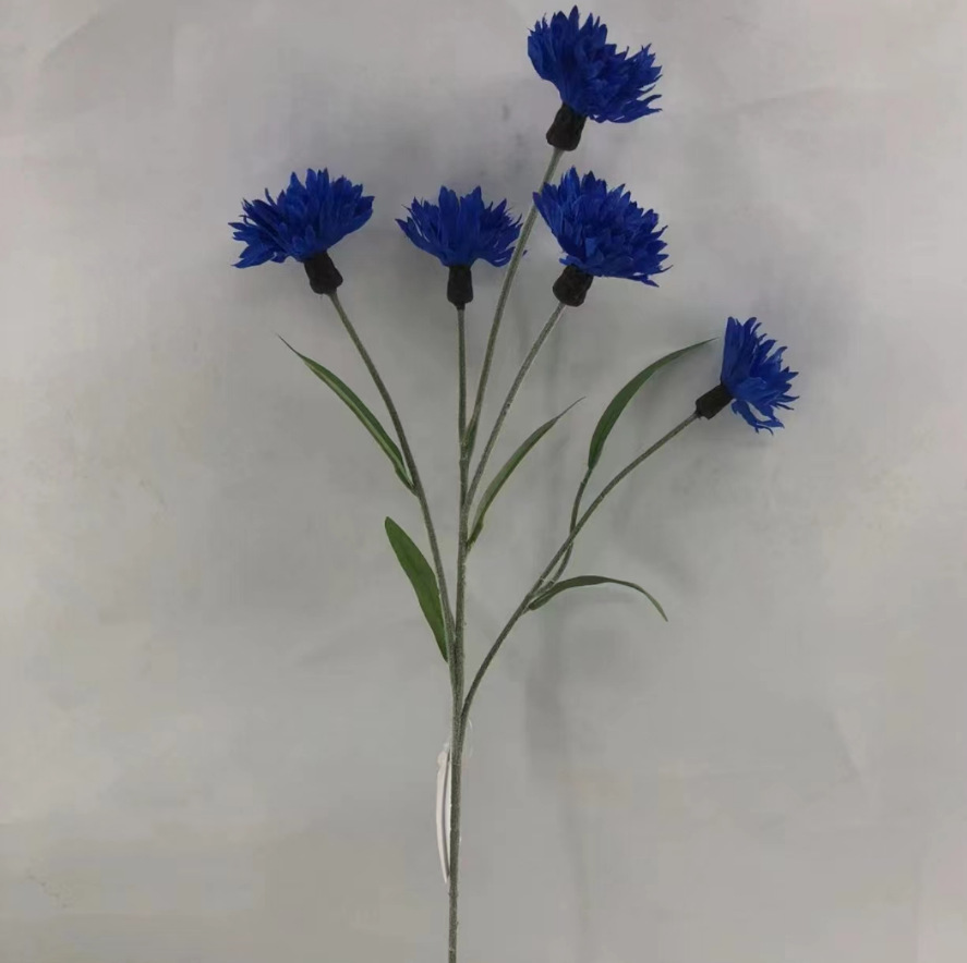 Simulated Fireworks Chrysanthemum Single Stem 5-Headed Chrysanthemum Wedding Artificial Flower Artificial Chrysanthemum Photography Props Classy Simulated Chrysanthemum