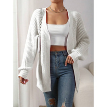 Y 28828 Solid color knit cardigan ��ɫ��֯�����羳����ͨ