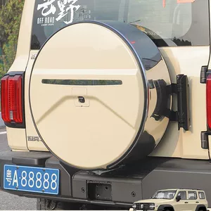 Suitable for Tank 300 Stainless Steel Spare Tire Cover, Special Modification for Wey Brand Spare Tire Shell, Exterior Tire Cover for Off-Road Vehicles