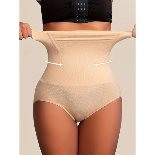 Cross-border best-selling high-waist postpartum abdominal compression seamless belly-binding buttock-lifting shaping body stocking without trace stomach-binding abdominal compression pants