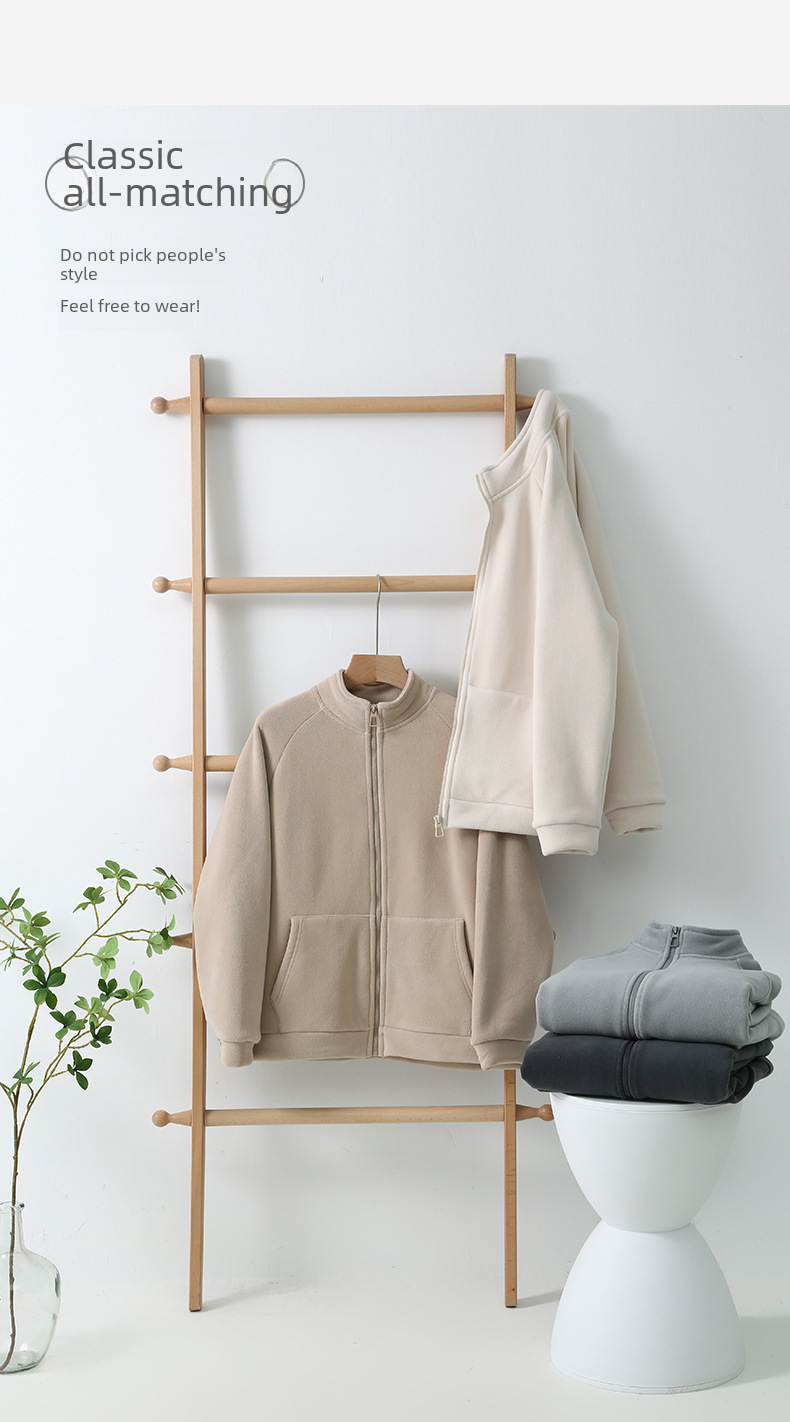 Cappotto da donna in pile spesso con fodera in pile per autunno e inverno, caldo cardigan in pile polare, capospalla, maglietta casual a maniche lunghe_voghion.com