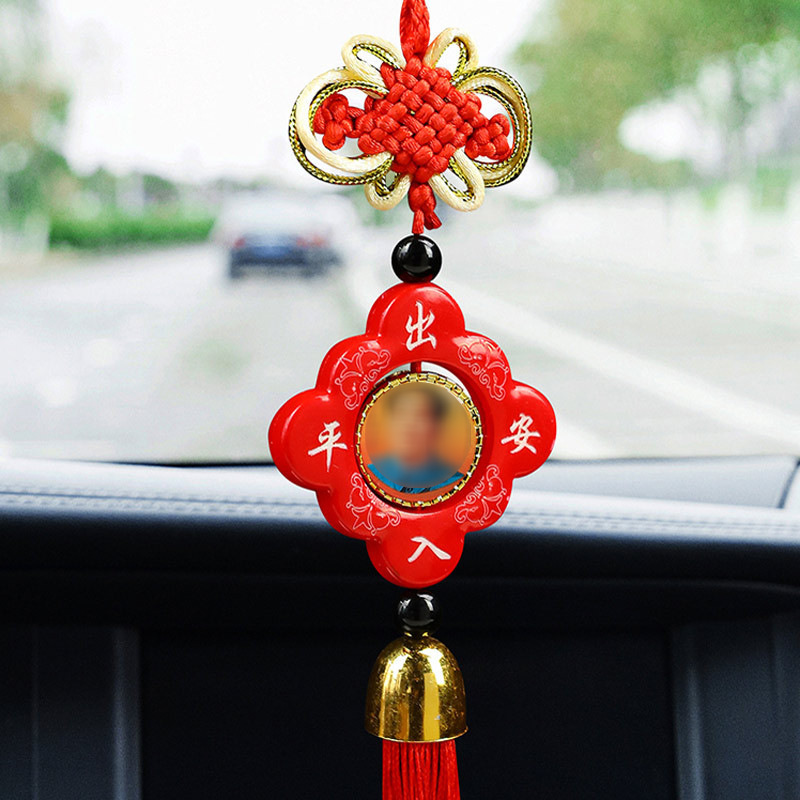 Factory Direct Sale Car Pendant, Grandpa Mao Car Hanging Ornament, Rotatable Plastic Car Pendant with a Portrait of a Great Leader, Tiktok Dropshipping