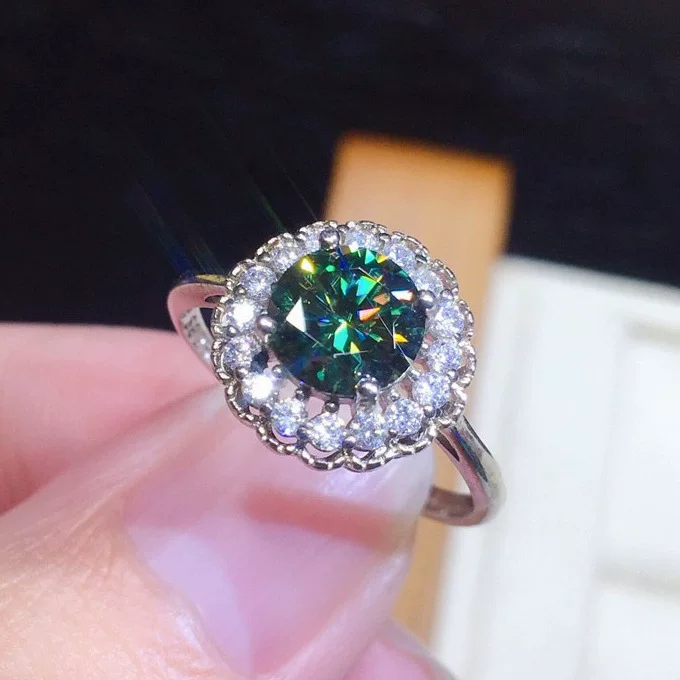 Import one size ring, platinum 950 sample, diamond encrusted, internet celebrity