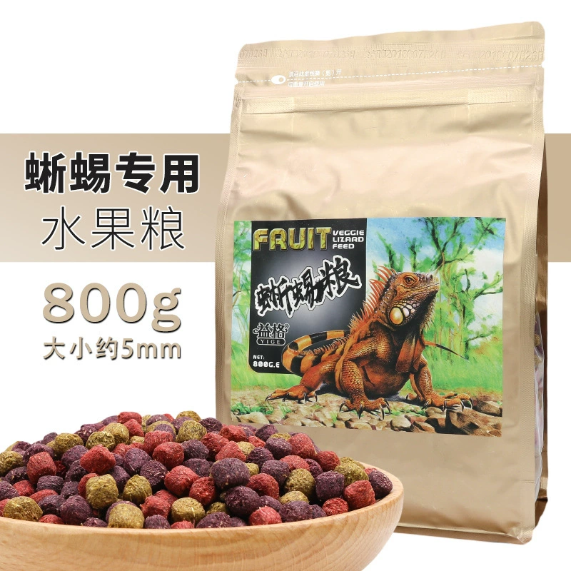 Iiguana корм ящерица еда фруктовый аромат корм грива Лев личинки взрослые фрукты еда Вегетарианская Зеленая игуана еда