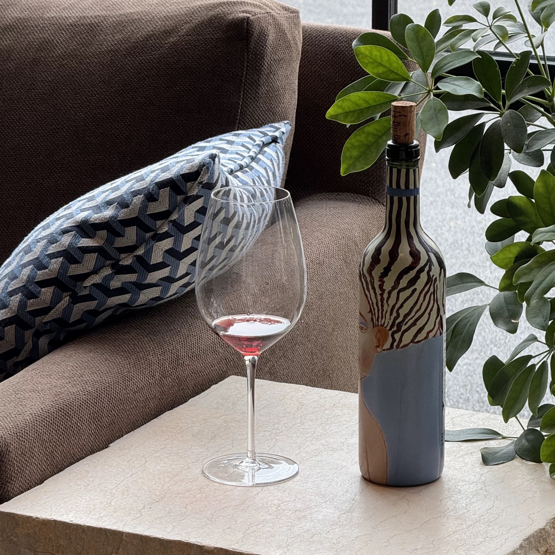 표준 수제 보르도 와인잔