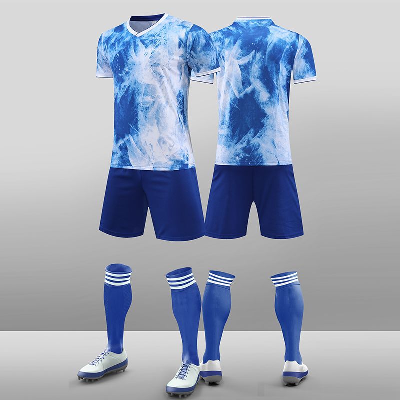 Traje de uniforme de fútbol Kalmei 2025 Nuevo uniforme de equipo de campamento de verano para estudiantes Camiseta de equipo de entrenamiento de competencia al aire libre para adultos