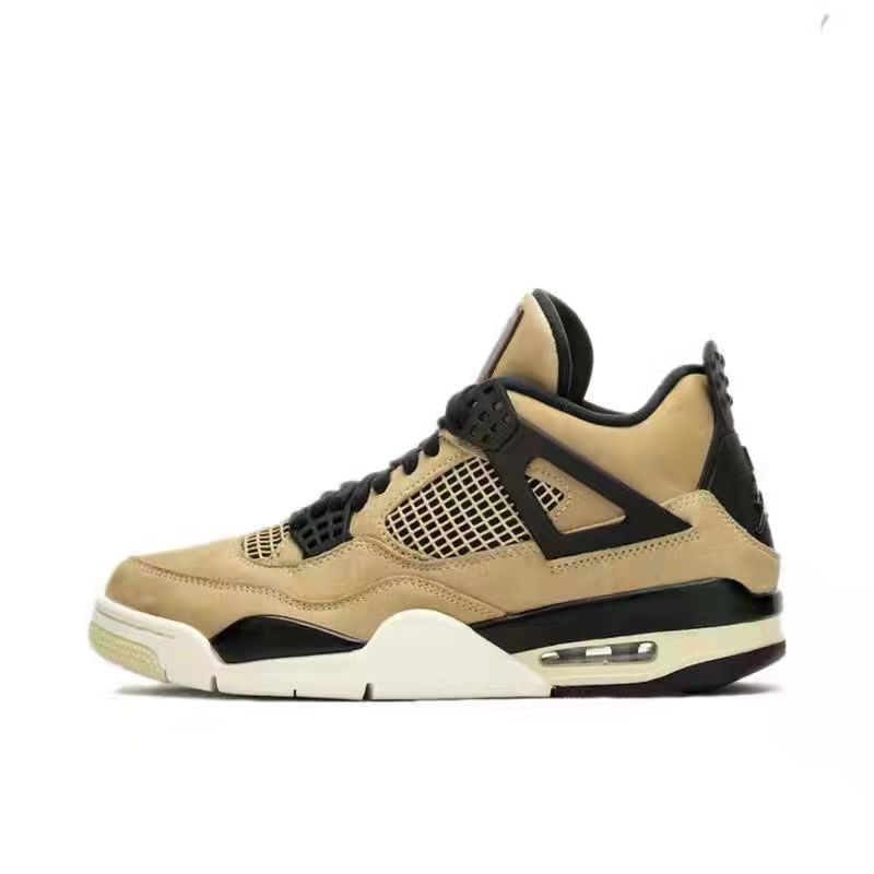 Fábrica de calzado Putian, suministro directo transfronterizo de zapatillas de baloncesto aj4 amarillo eléctrico, blanco París, gato Thor Joe 4 para hombre y mujer, duraderas