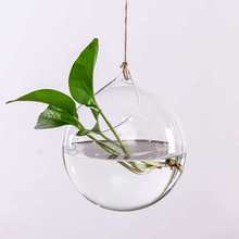 创意悬挂式玻璃花瓶水培植物玻璃瓶客厅餐厅小装饰