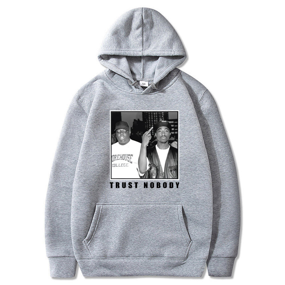 Tupac Notorious Big Hoodie Hip Hop 90s Old School Hoodies Sw