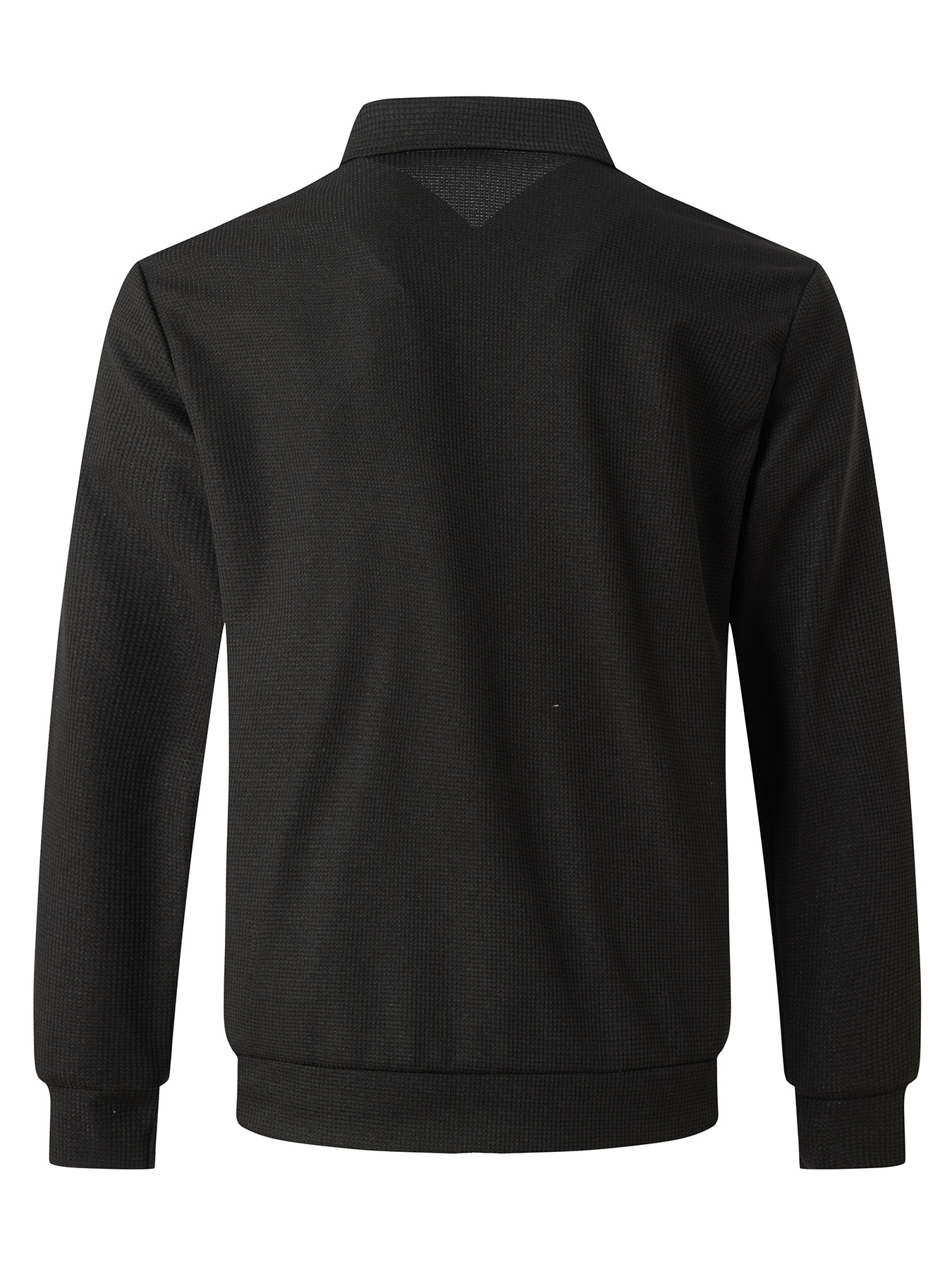 Men's Solid Colour Casual Jacket With Pockets And Zipper Spring_voghion.com