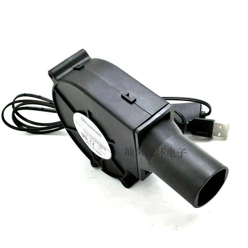 9733鼓风机大风量涡轮圆出风口 柴火灶烧烤炉 家用小型抽调速X20