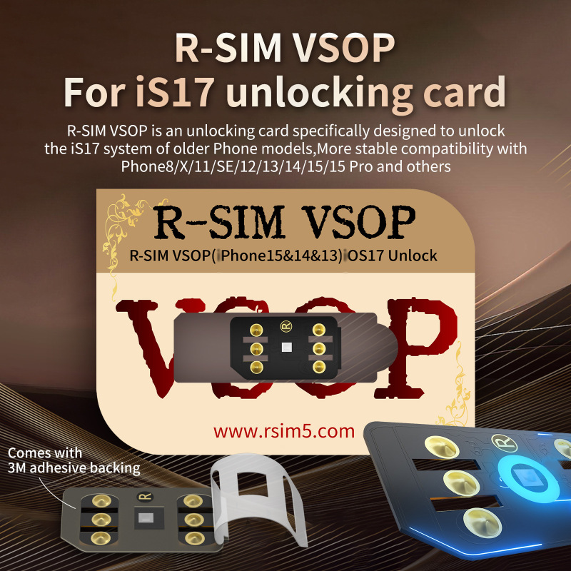 R-SIM vsopはアップル6-15シリーズのアップルカードステッカーios17 rsim clubロック解除カードに適用されます。|undefined