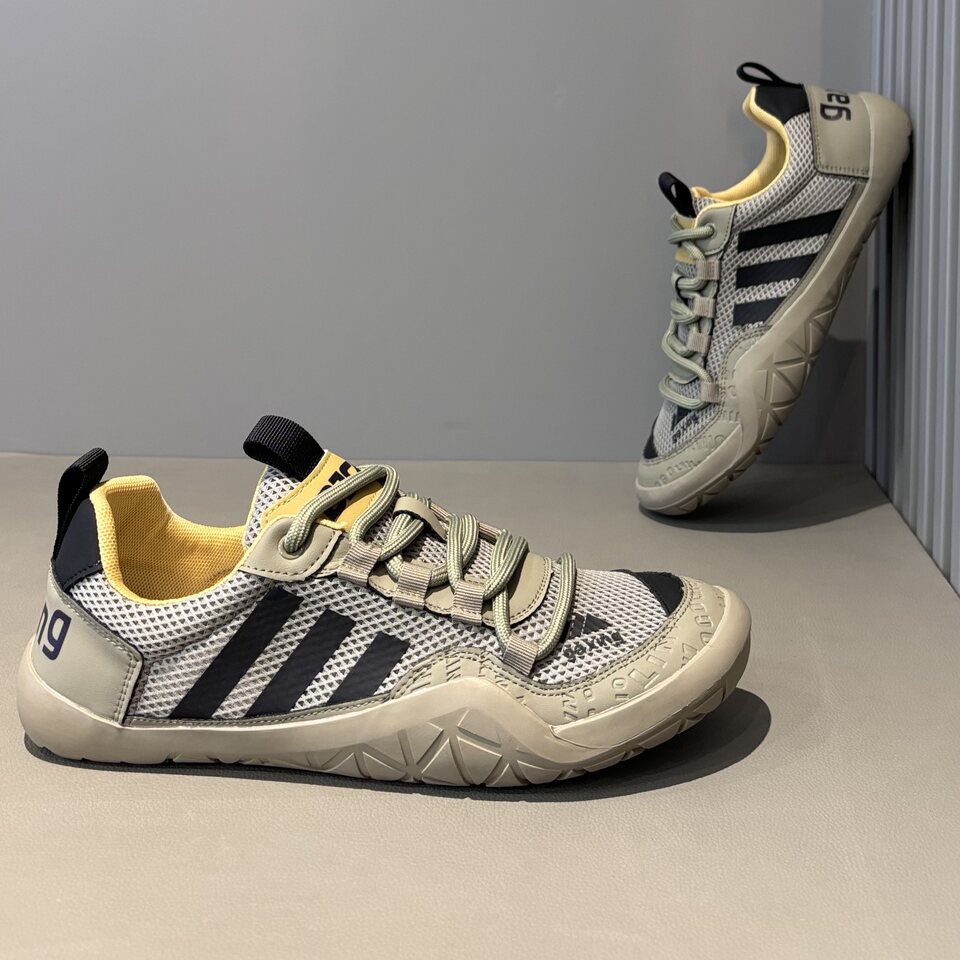 Giày nam cổ thấp da tổng hợp đế cao su chống trượt, kiểu dáng thể thao casual — K2373 màu kaki, K2373 màu xám, K2373 màu đen