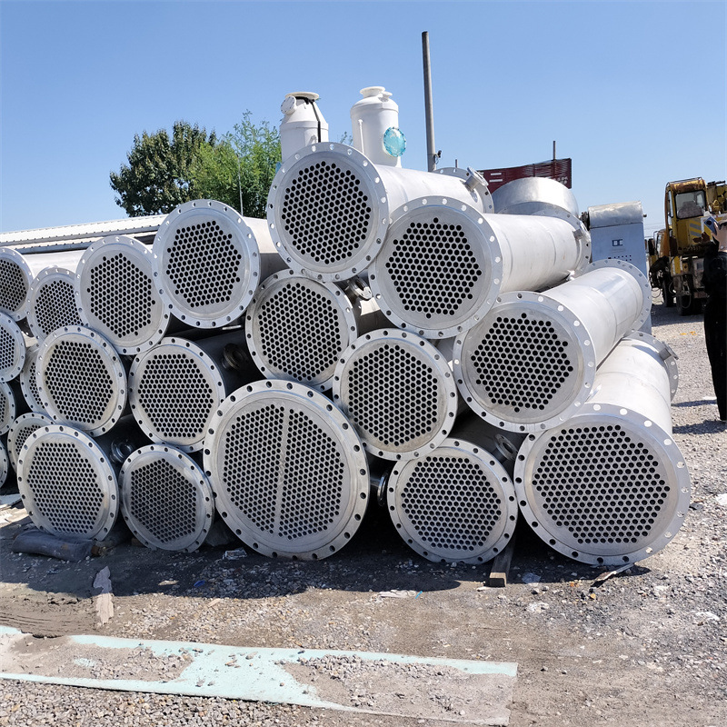 二手不锈钢冷凝器 工业列管式50平方冷凝器 二手冷却设备