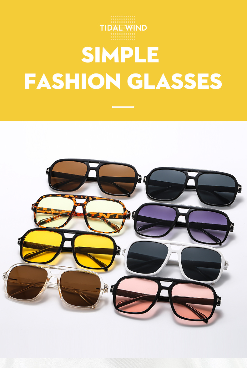25g Weight Full Frame Glasses Structure Sunglasses Classification PC, UV400 Protection Lens Material Square Glasses Style Travel, Party Occasion Solid Color Pattern All Seasons Season Unisex Gender Streetwear Style Grey, Black Color Streetwear Solid Color PC UV400 Protection Square Full Frame Women's Sunglasses 5