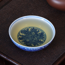 记石柴窑 手绘青花海水纹普洱杯手工内绘主人杯单茶杯景德镇茶具