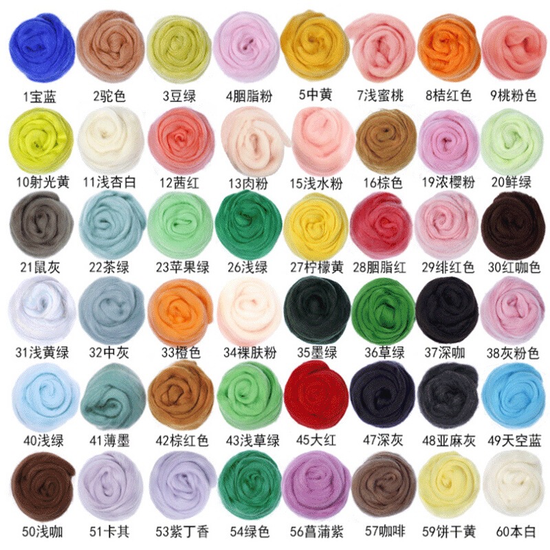 Amazon Wool Felt Poke Fun Felt Ball Shiba Inu Ballet Bear Poke Needle DIY Colorful Wool Ball