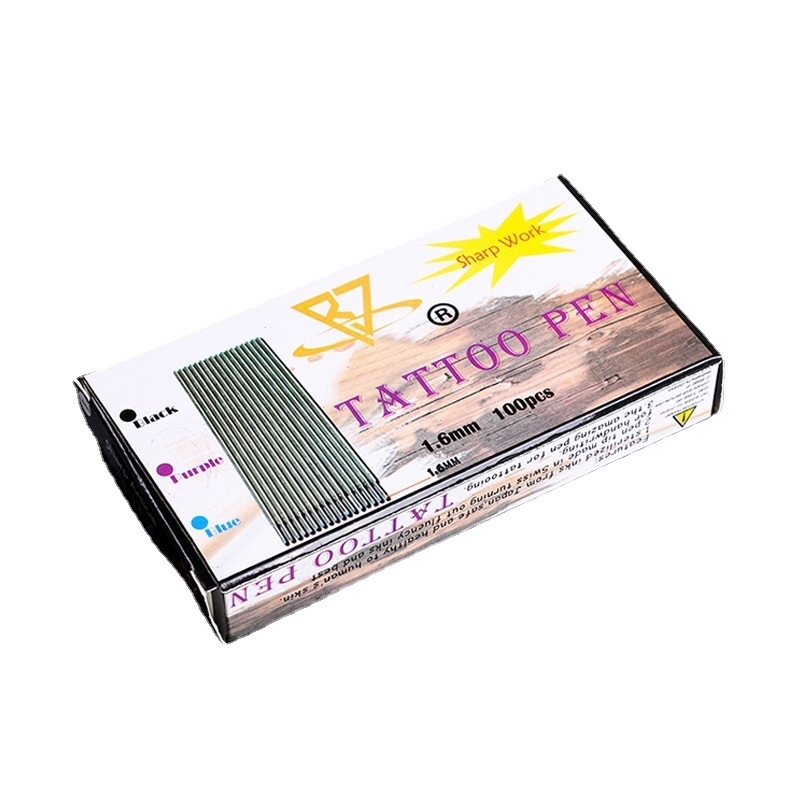 Liqi tatuaje equipo marcador pluma recarga no fácil de desvanecerse ceja tatuaje bordado aleación pluma Shell belleza maquillaje suministro transfronterizo