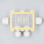 户外防水接线盒端子透明四通一进三出IP68等级分线盒CE认证电线