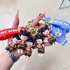 どこの魔童が海の創意的なアニメの図案のルービックキューブのキーホルダーを騒がせますか?