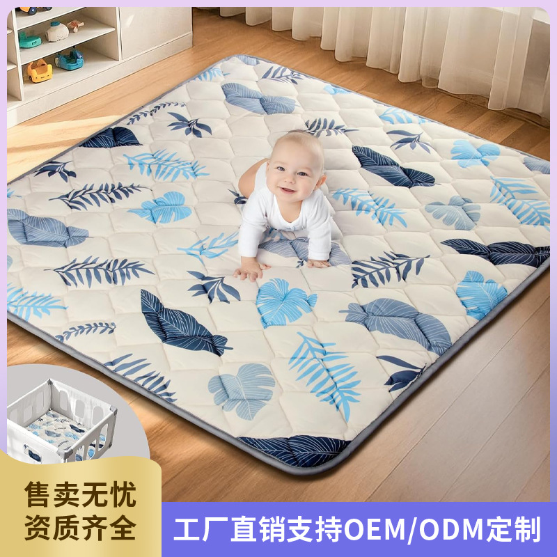 Foreign Trade Cross-Border Thickened One-Piece Extra Large Baby Activity Game Crawling Mat Children's Nap Mattress Amazon Hot Model