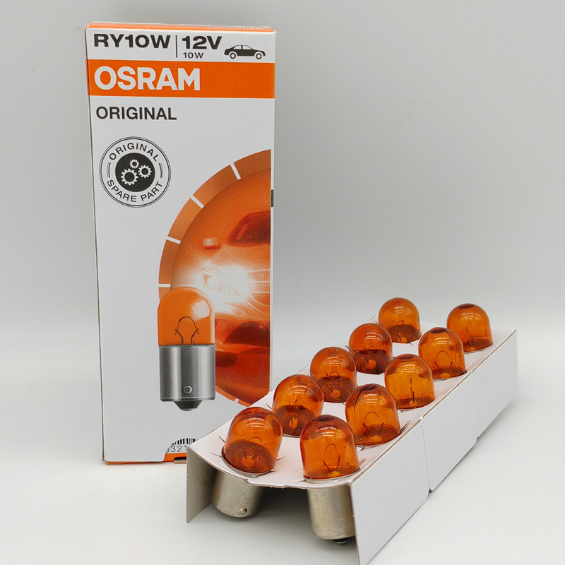 Osram 5009 Na 12V Ry10W E1 2Hz Original Amber Turn Signal Bulb