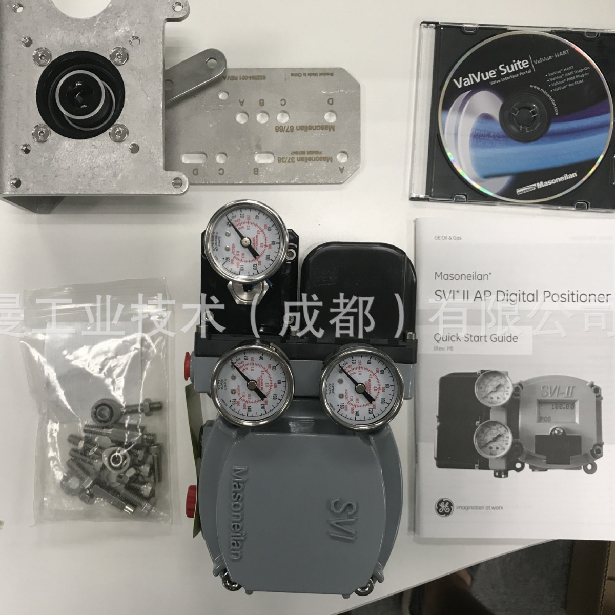 Masoneilan梅索尼兰阀门定位器SVI1000底座安装支架行程拉杆包邮