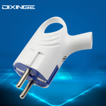 3211德式插头带提手ABS接地16A德规欧式德标可拆式侧接线电源插头