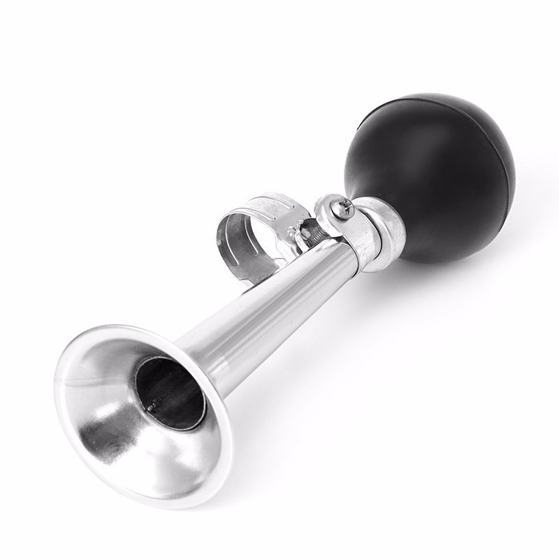 Cross-border new bicycle metal air horn bicycle mountain bike bell loud straight 9 inch horn