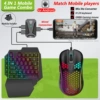 MIX Lite mobile game key mouse set 2 [MIX Lite throne+K12 keyboard+GM86 hole mouse+bracket]