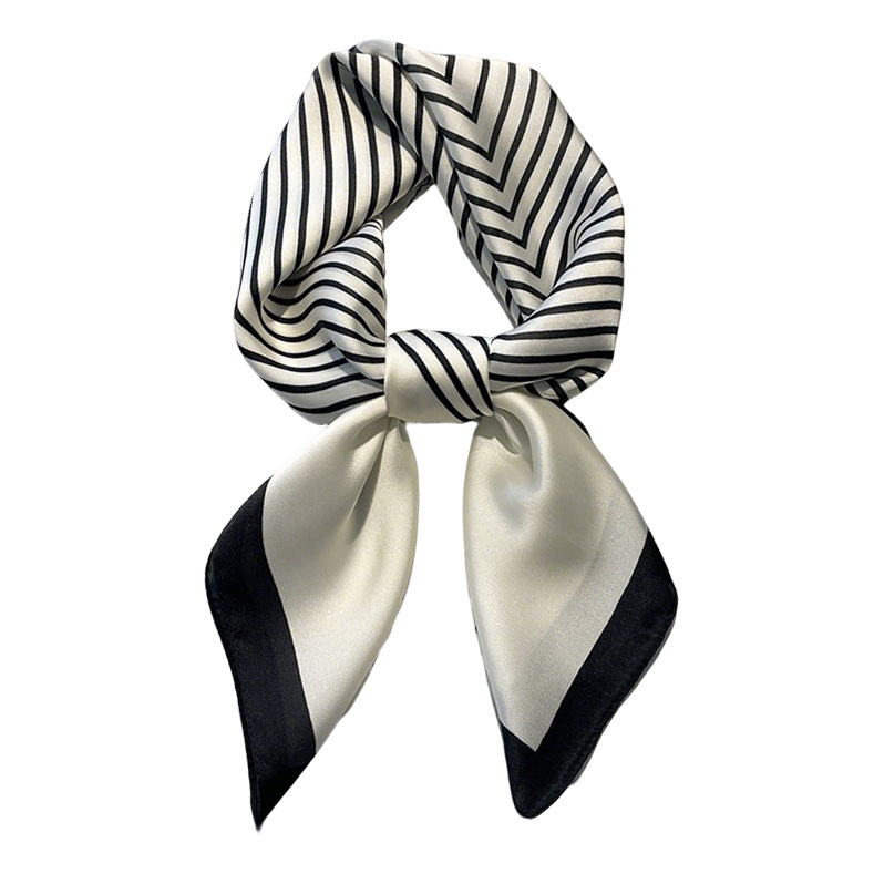 Nueva bufanda de estilo occidental de 70cm bufanda de todo fósforo protector de cuello bufanda profesional bufanda de seda femenina ropa profesional bufanda cuadrada pequeña