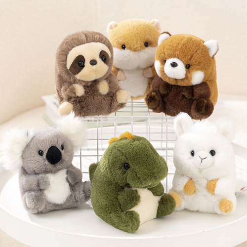 Cute Hamster Plush Toy Dinosaur Stuffed Animal Birthday Gift for Girls Arcade Mascot